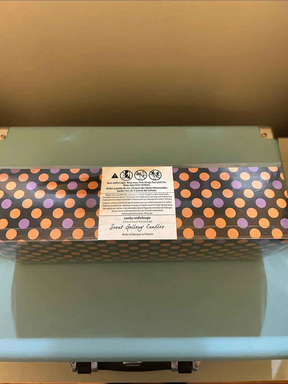 Halloween Jack-o'-Lantern Candle Trio - Orange